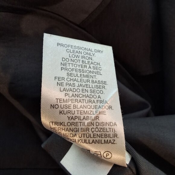 Tibi Asymmetrical Sleeveless 3 Snap Shift Dress Black Sz O Contemporary Artsy - Picture 10 of 10